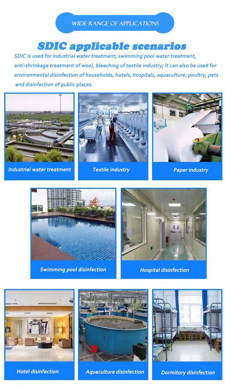 Sodium Dichloroisocyanurate Powder 60 Sodium Dichloroisocyanurate Powder 60