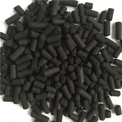 China 4mm Pembersih Udara Pelet Karbon Teraktif Berasaskan Arang Batu Karbon Aktif Golumnar Untuk Pembersihan Udara