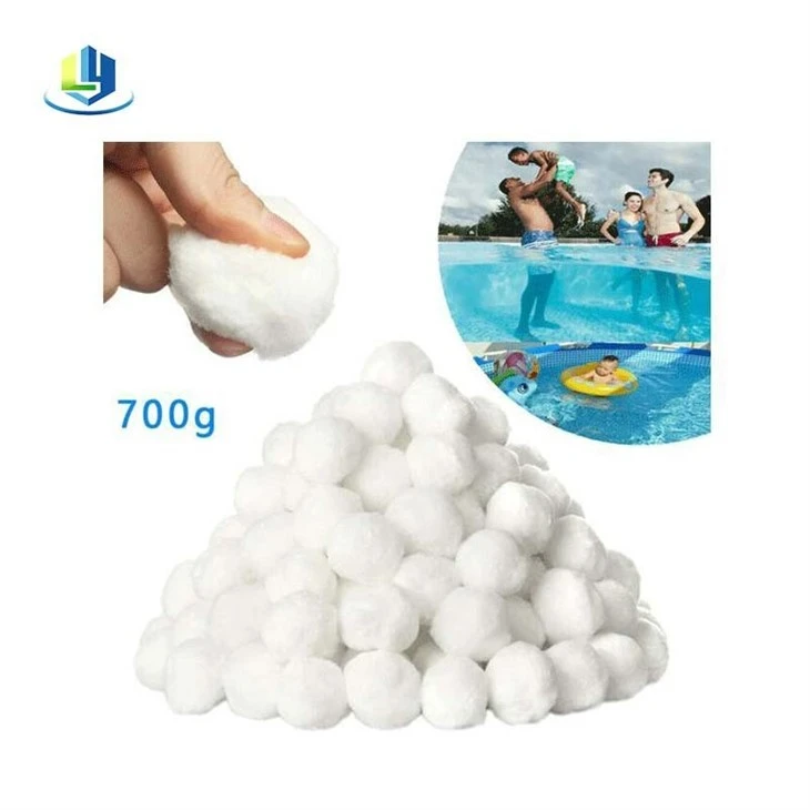 Poo Filter Media 100% Polyester Fiber Ball Sand Filter 700g Filter Ball Fit Swimming Pool Cleaning Device