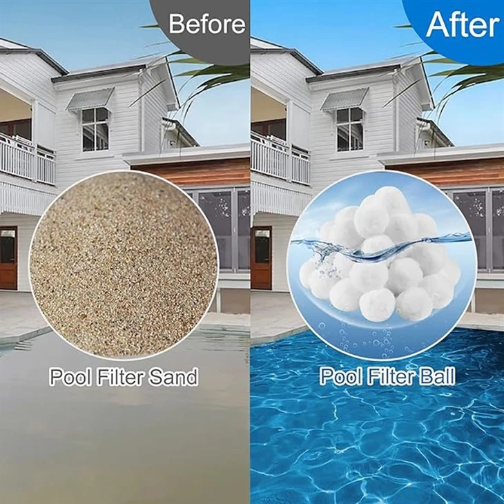 Pool Filter Media 700g Filter Balls For Sand Filter System