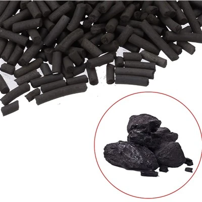 Pelet Tersemperit Kolumnar Khas Berasaskan Karbon Teraktif Diperbuat Oleh Arang Batu Diresapi Dengan KOH, Ki, Naoh, Kuprum, Standard ASTM