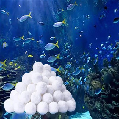 Bola Penapis Kolam Aquarium Grime Cleaning Scum Fiber Filter Media