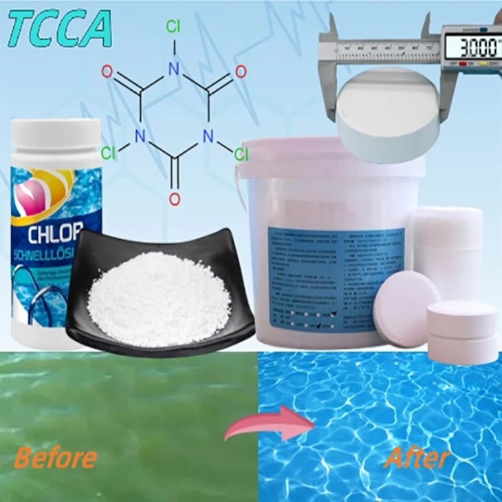 Water Treatment Disinfected 8-30 5-8 Mesh 90% Granular Powder Tablet Chlorine Trichloroisocyanuric Acid TCCA